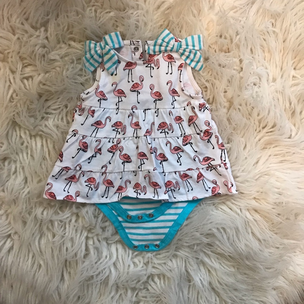 Flamingo Dress Onesie